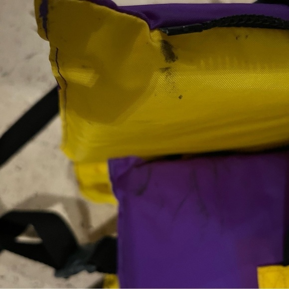 BODY Glove 60 pounds-90 pounds life jacket purple, pink, and yellow - Picture 15 of 15
